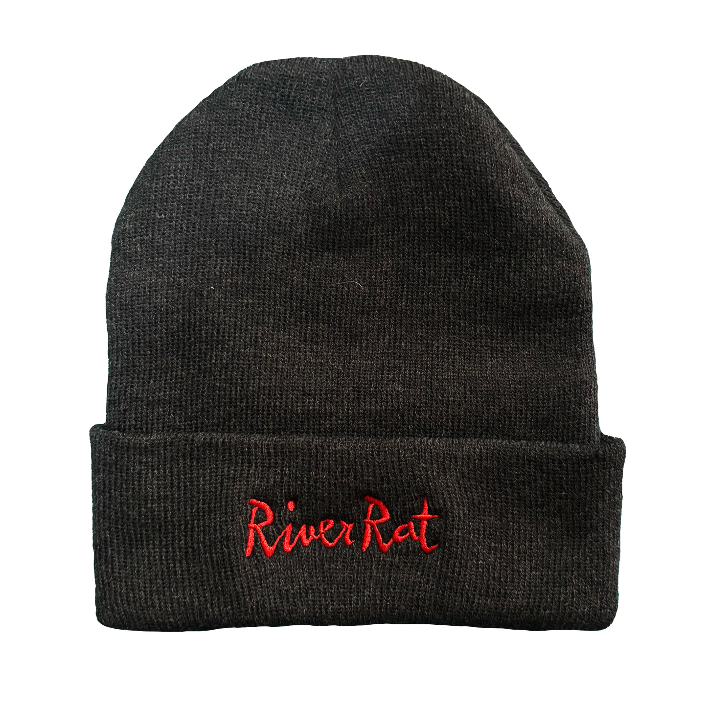 River Rat Wordmark - Gray / Red