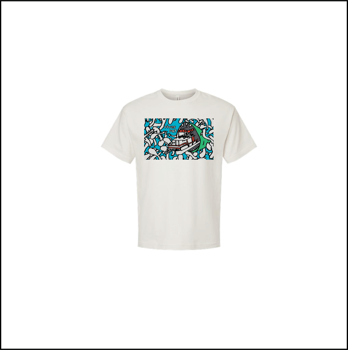 River Rat Invasive Carp Tee