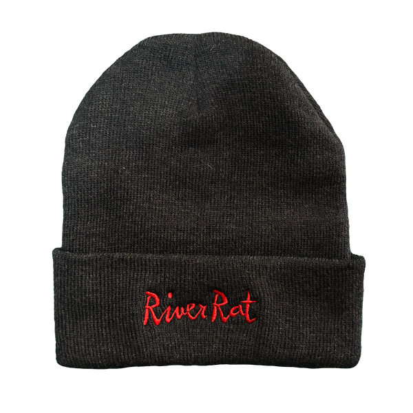 River Rat Wordmark - Gray / Red