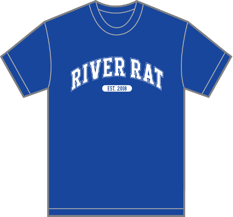 River Rat Varsity Tee (Blue)