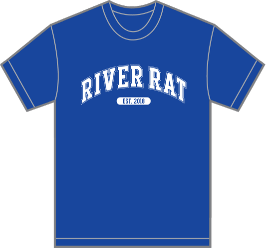 River Rat Varsity Tee (Blue)